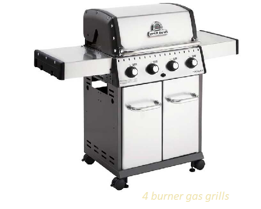 4 burner gas grills